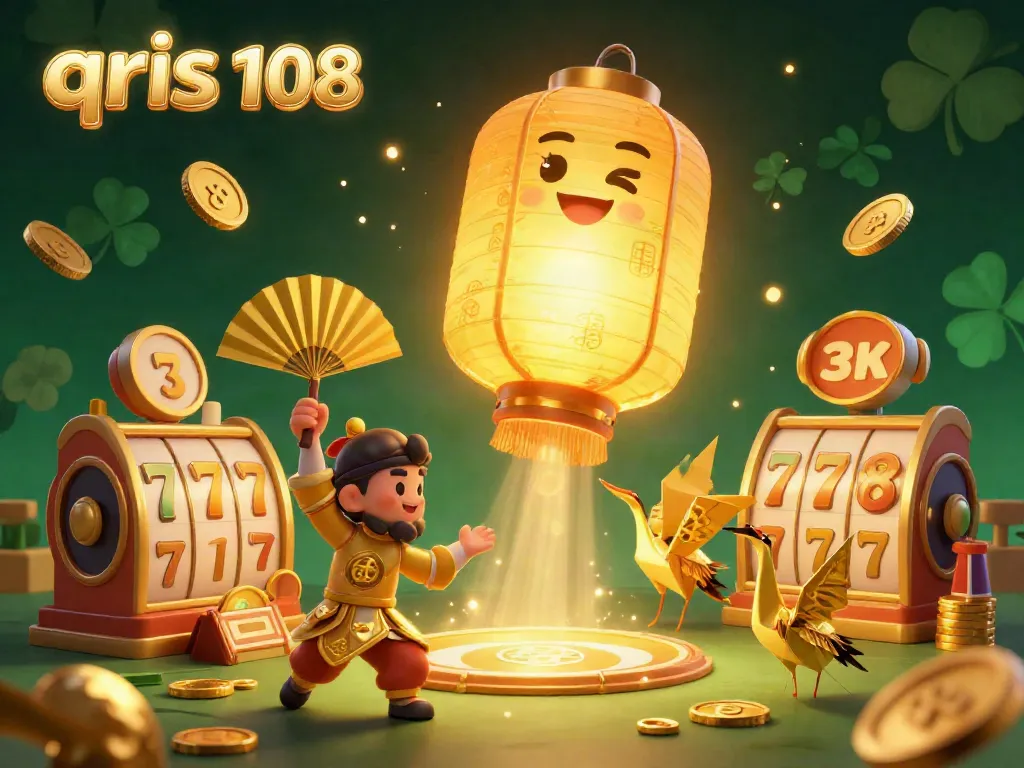 Menangkan di slot megah dengan qris 108, lampion emas dan elemen kasino menakjubkan lainnya.
