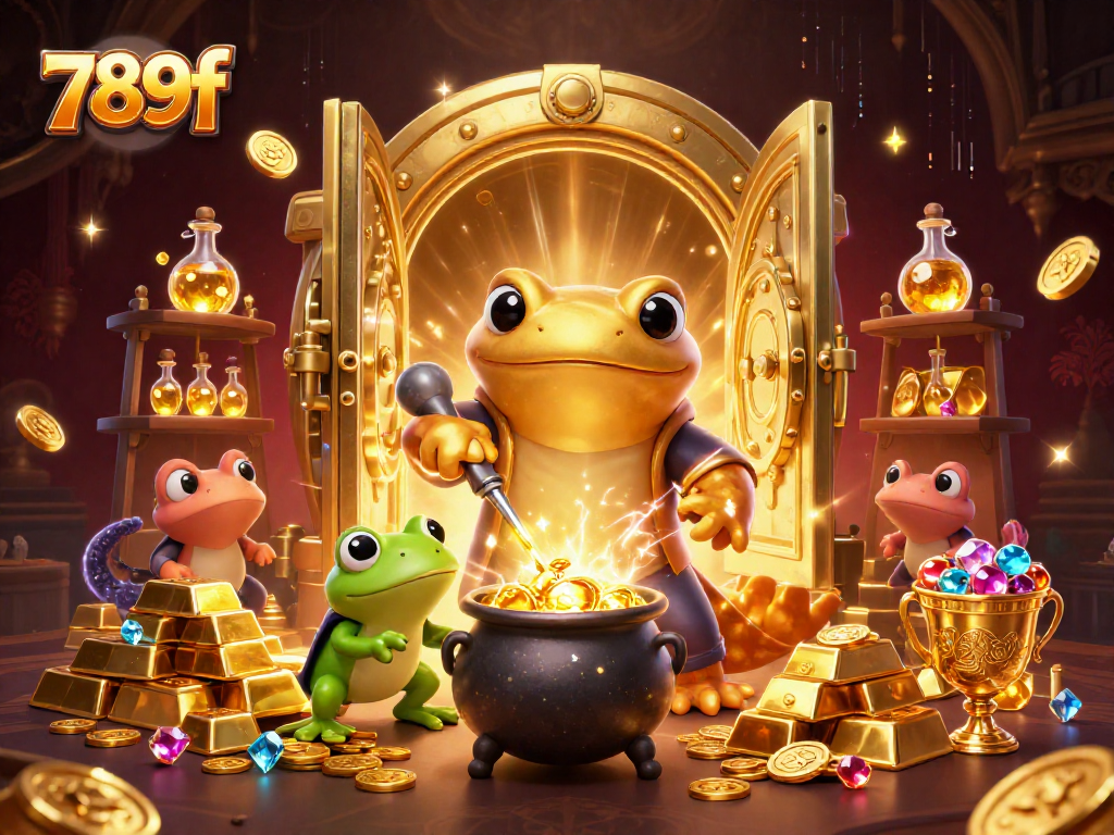 Experience the dynamic world of 789f casino with golden treasures and exciting gaming elements.