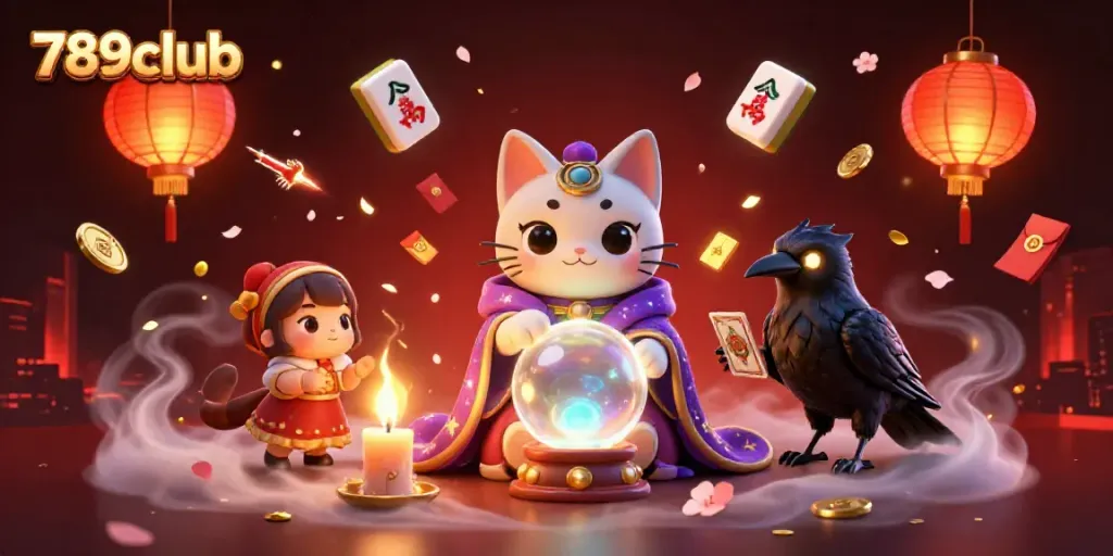 Engage with 789club's vibrant casino atmosphere featuring mystical characters and dynamic gaming elements.