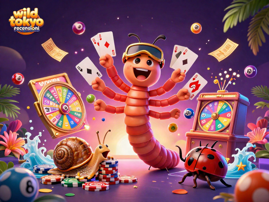 Experience gambling thrills with wild tokyo recensioni showcasing vibrant characters in an action-packed casino scene.